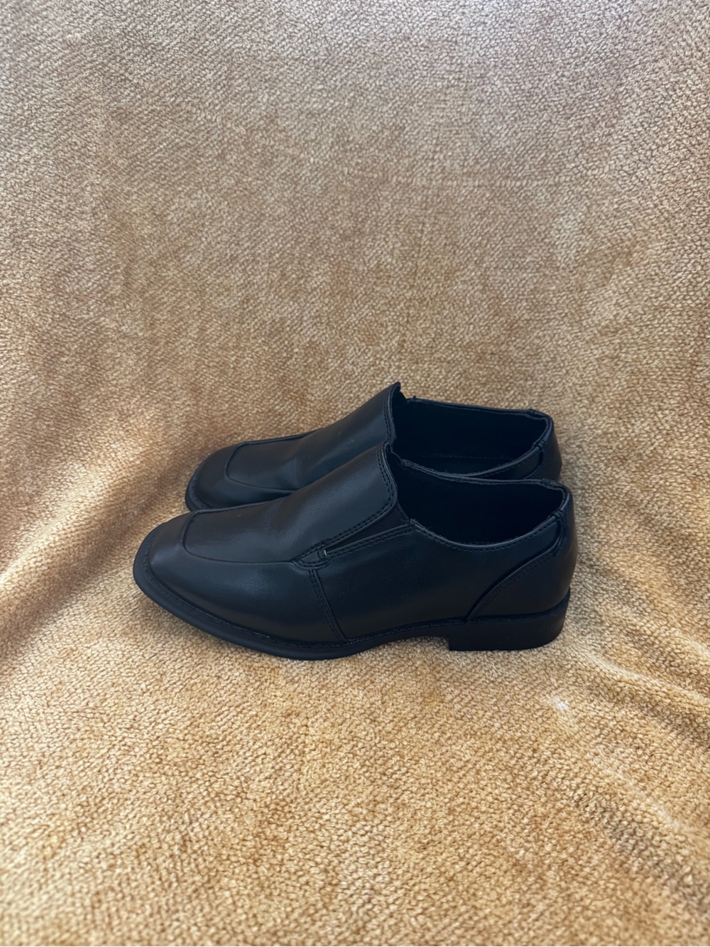 Sonoma Classic Black Slip-On boys Dress Shoes size 1